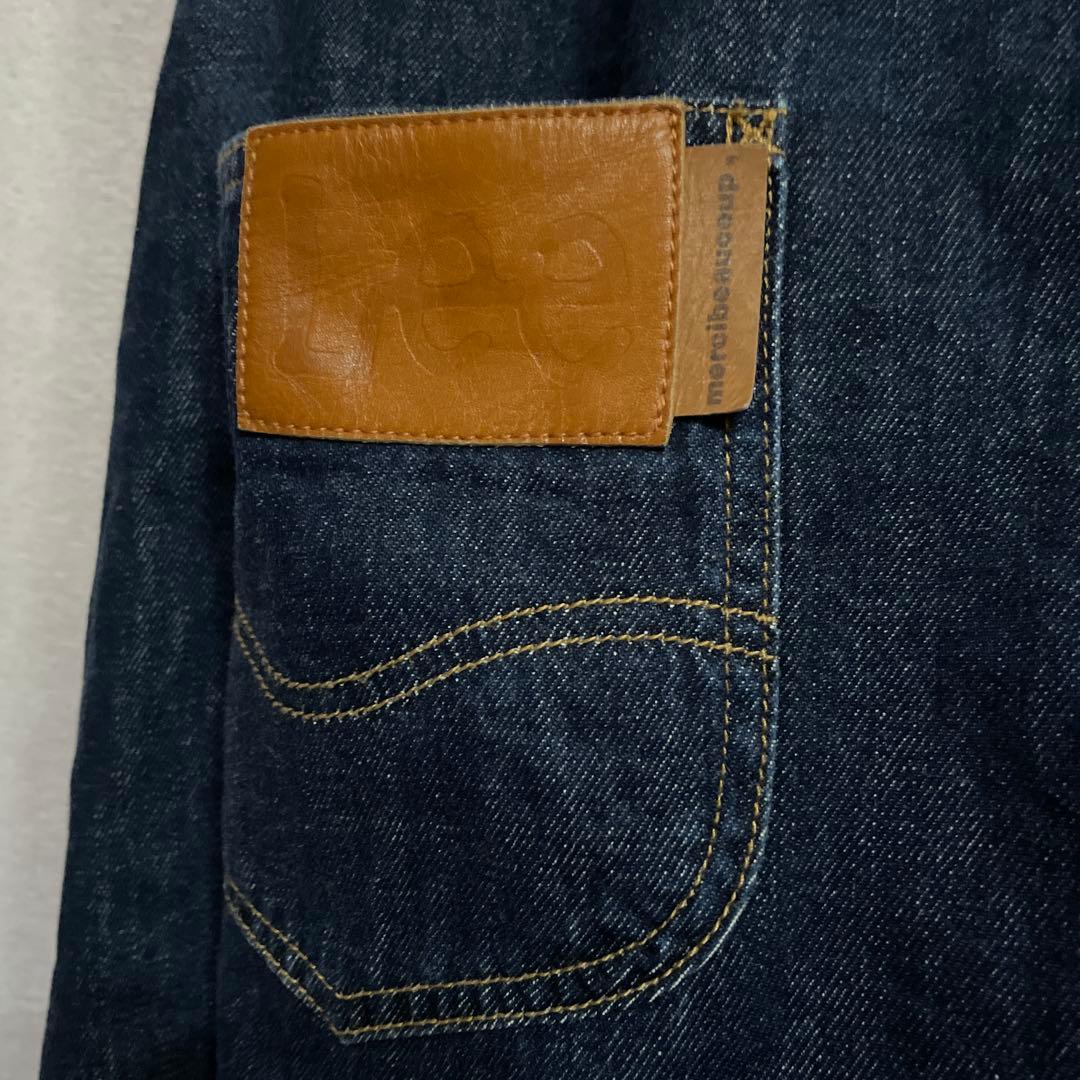 Lee メルシーボークー コラボ サルエルデニム Sサイズ　ユニセックス