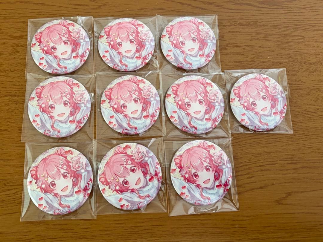 プロセカ　桃井愛莉　グリッター缶バッジ　グリ缶　46B モアジャン　キラー