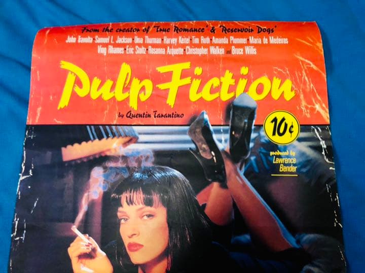 映画パルプ・フィクション　当時物ビンテージ　本物ポスター