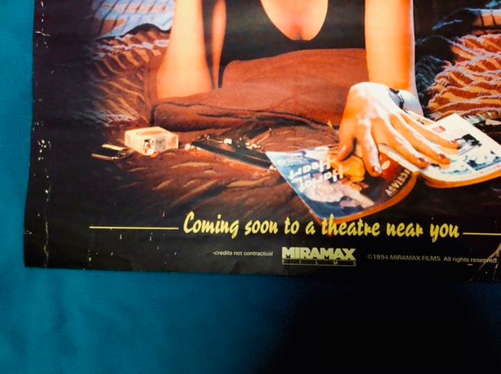 映画パルプ・フィクション　当時物ビンテージ　本物ポスター