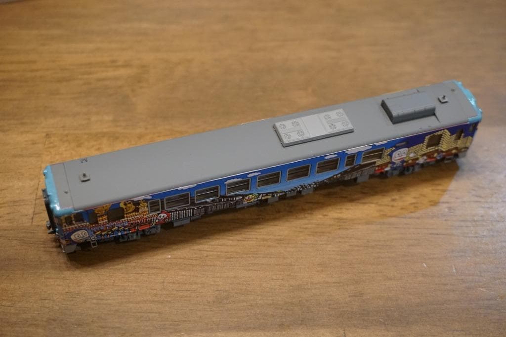 TOMIX キハ40　2137 氷見線・城端線　ハットリくんラッピング塗装　T車