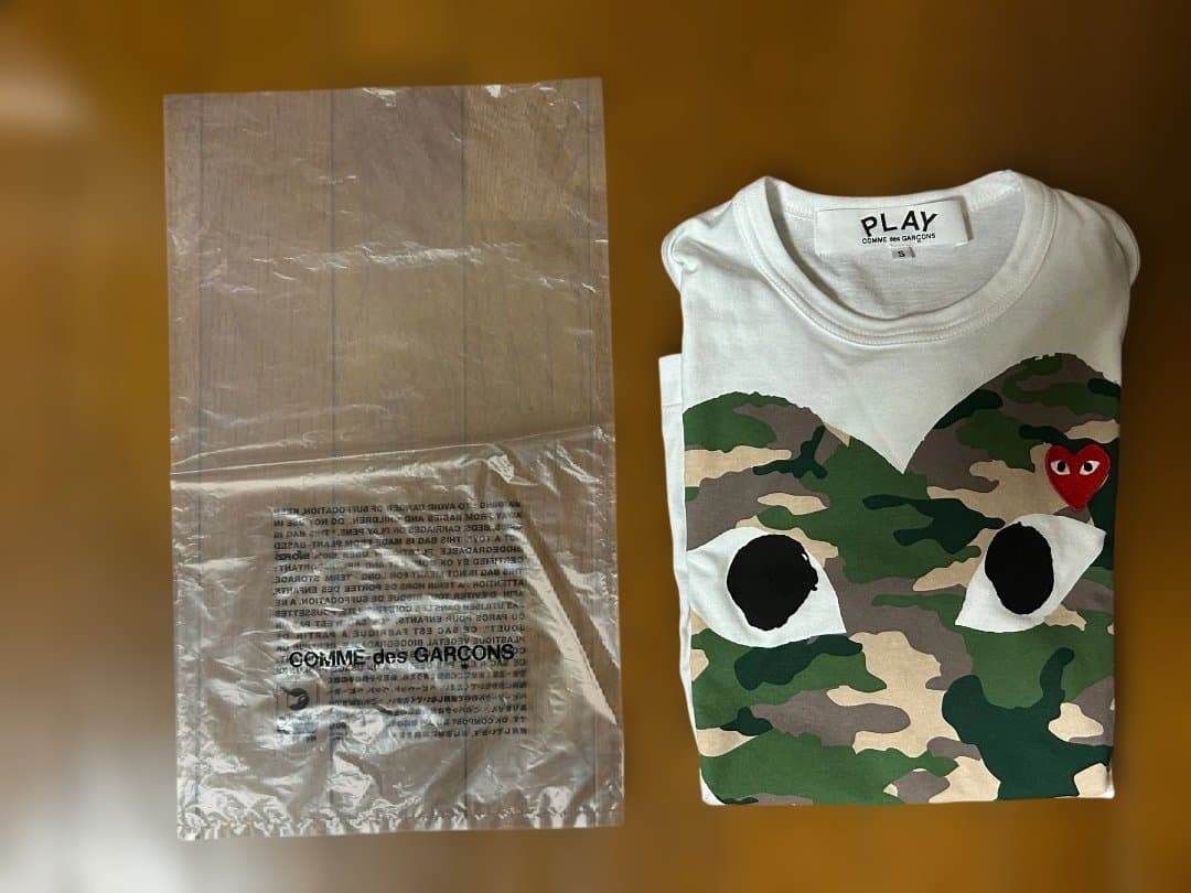 PLAY COMME des GARÇONS 迷彩柄Tシャツ Sサイズ