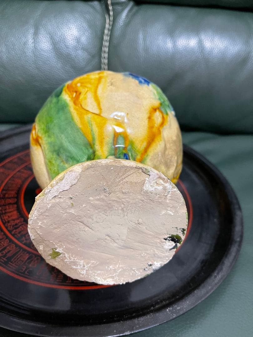 唐三彩鳥像（抽像感の丑小鳥像）