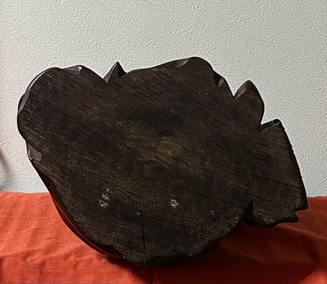 中国 時代 銘木紫檀 羅漢坐像 阿羅漢 座像 10kg 高さ43.5cm