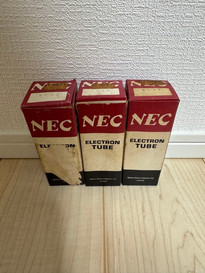 D*r様 NEC 6CA7 真空管 4本セット 箱付き 動作未確認