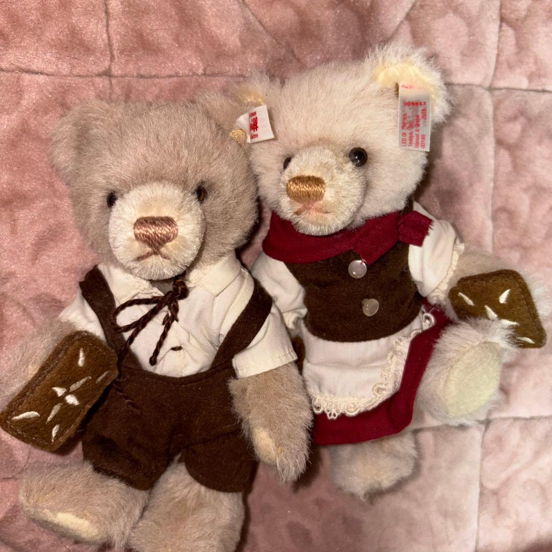 白タグシュタイフ ヘンゼルとグレーテル 2体セット