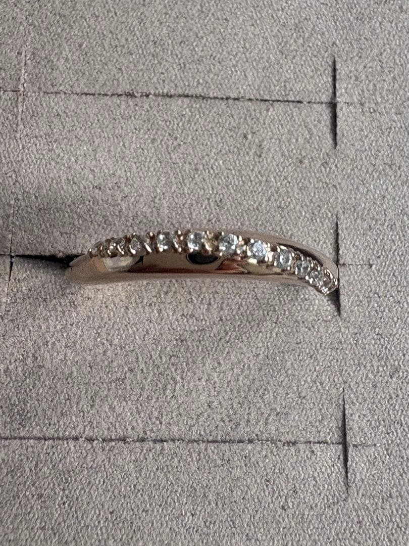 ete ビジュークレセントムーンリング