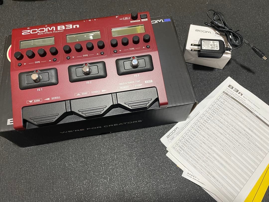 ZOOM B3n マルチエフェクトプロセッサー