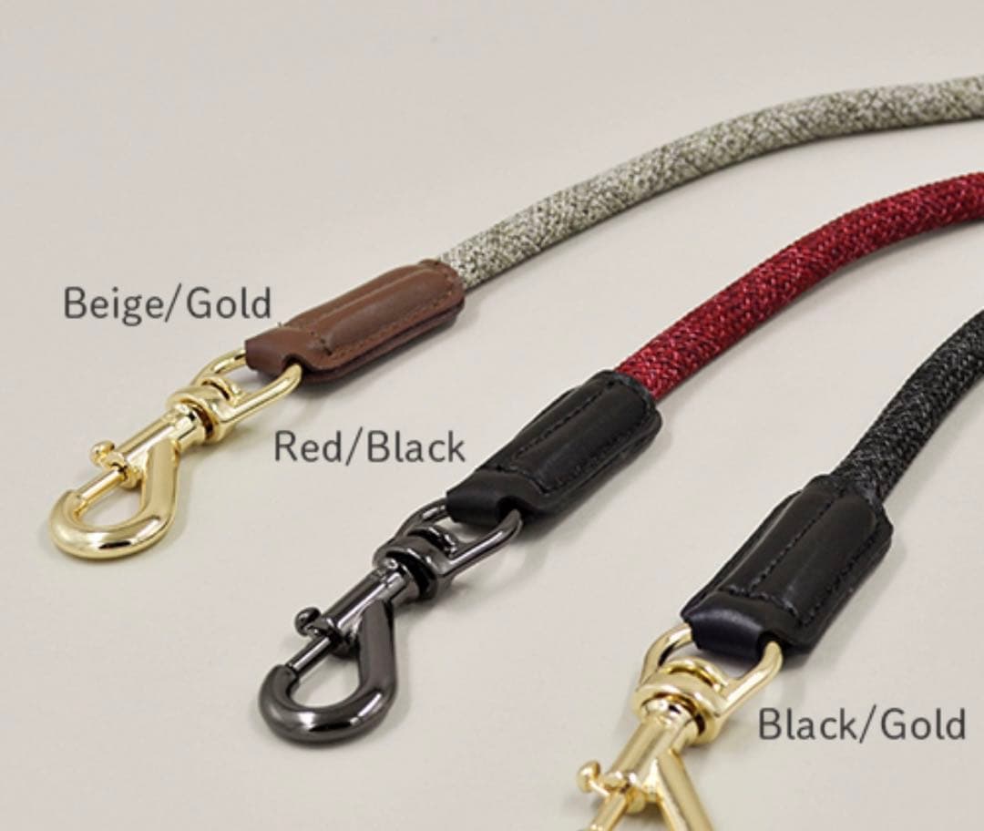 HIGH 5 DOGS ハンズフリーリーシュ　13㎜(Black Red)