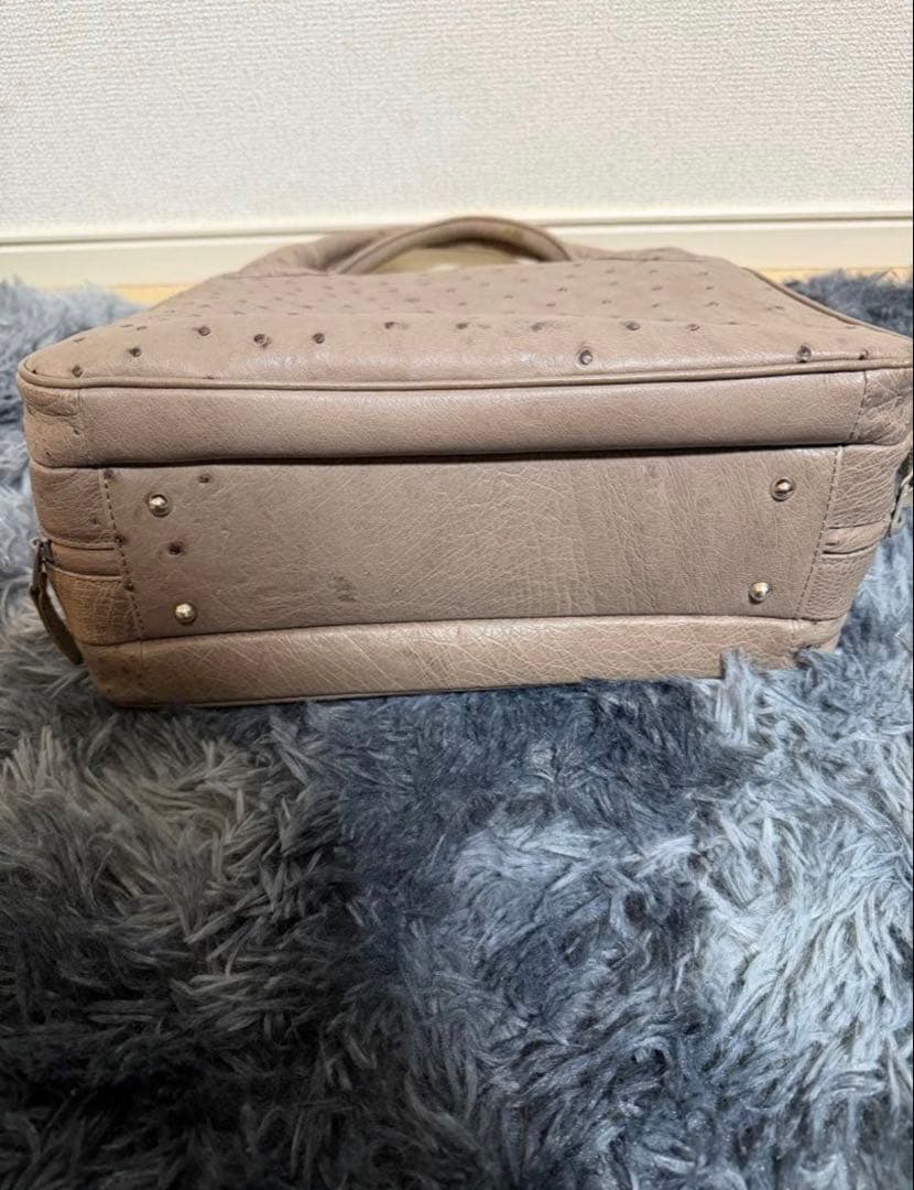 新品　保証書付き　JRA オーストリッチ　エキゾチックレザー　ハンドバック