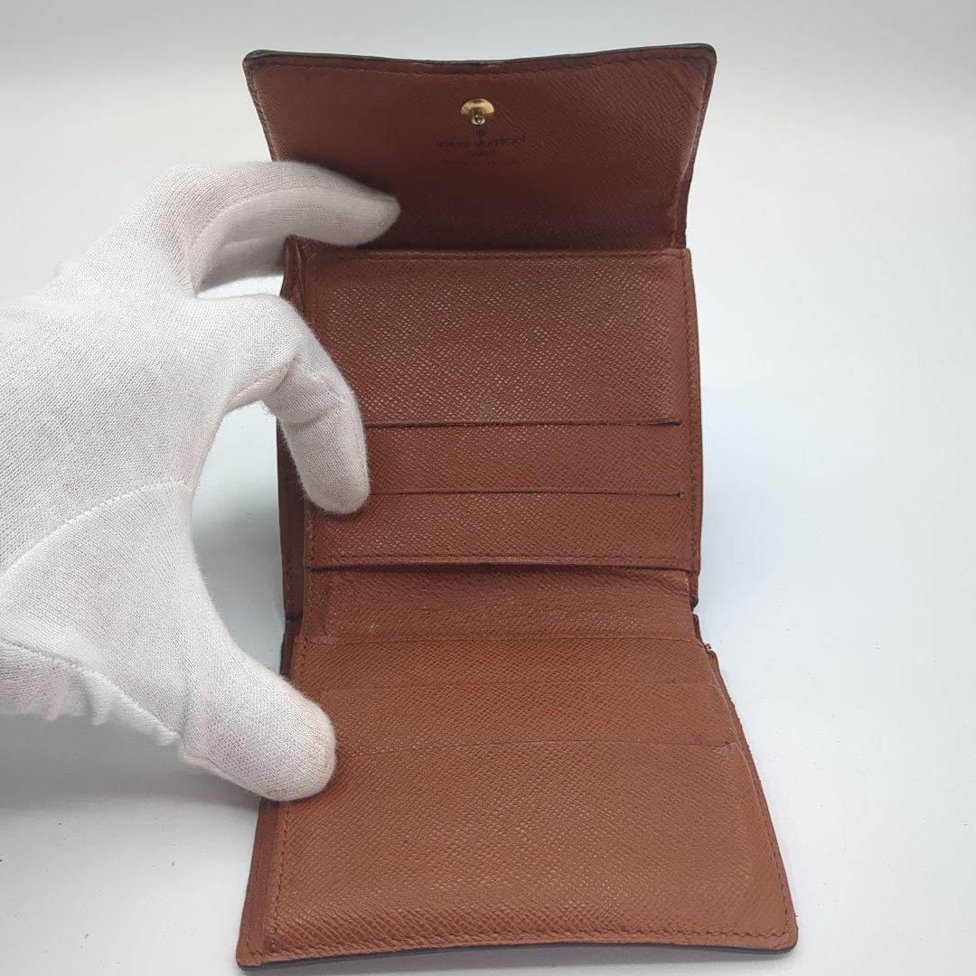 ヴィトン モノグラム 三つ折り財布 ポルトモネ ビエ カルトクレディM61652