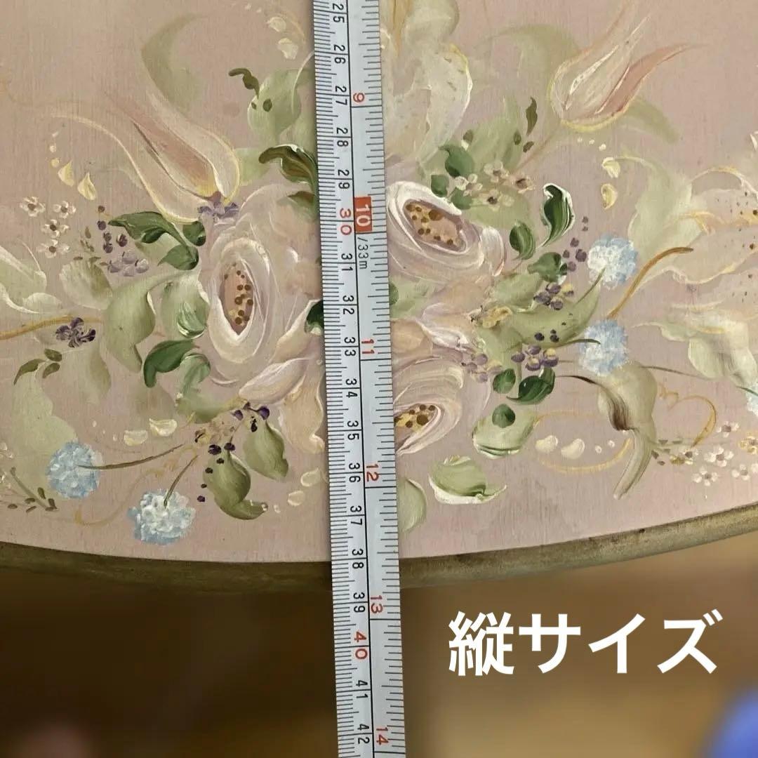 【今週末までお買い得】折りたたみ猫足サイドテーブル・トールペインティング・レトロ