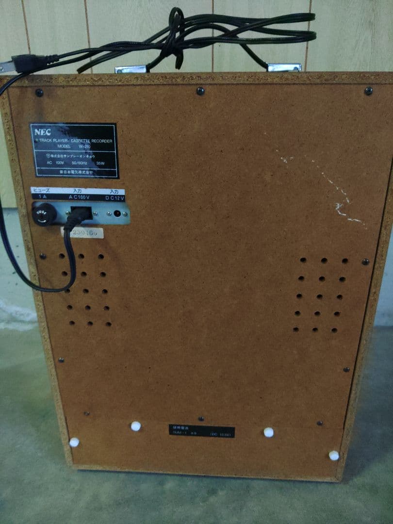 NEC 8トラックプレーヤー W-210