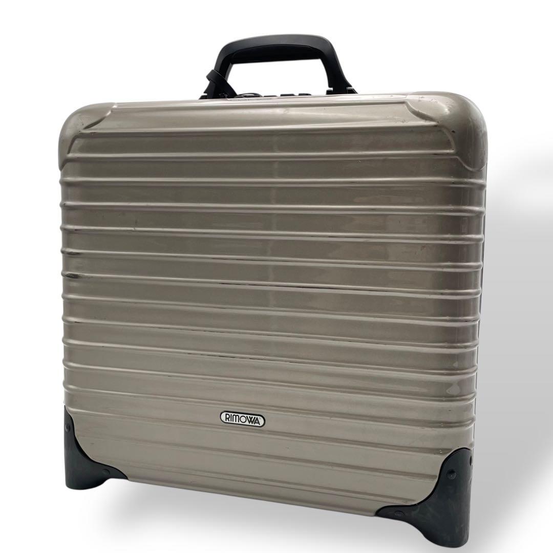 良品 RIMOWA キャリーケース シルバー ビジネストローリー サルサ 25L