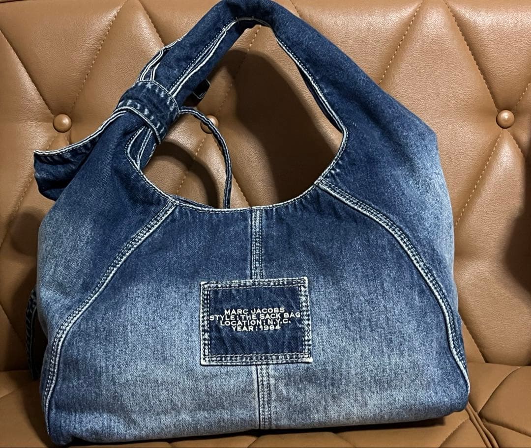 MARC JACOBS ザ　ボウ　デニム　サック　バッグ