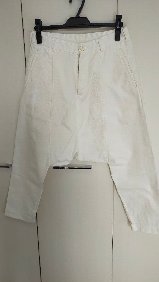 COMME des GARÇONS サルエルパンツ S ホワイト