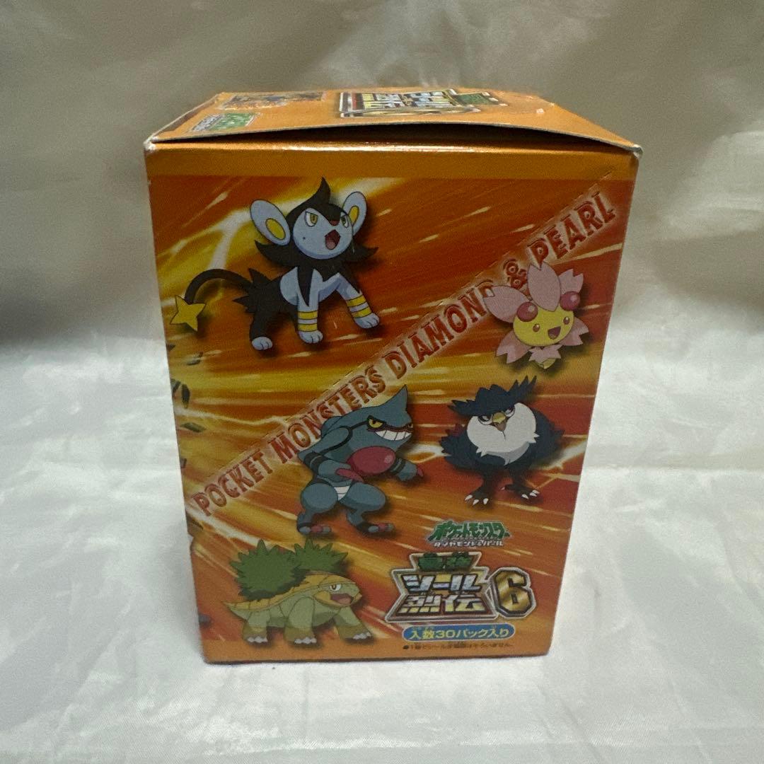 ポケットモンスター ポケモン最強シール列伝6 30パック　未開封