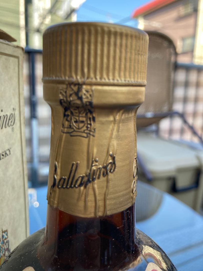 古酒　特級バランタイン30年金キャップ　液面良好！