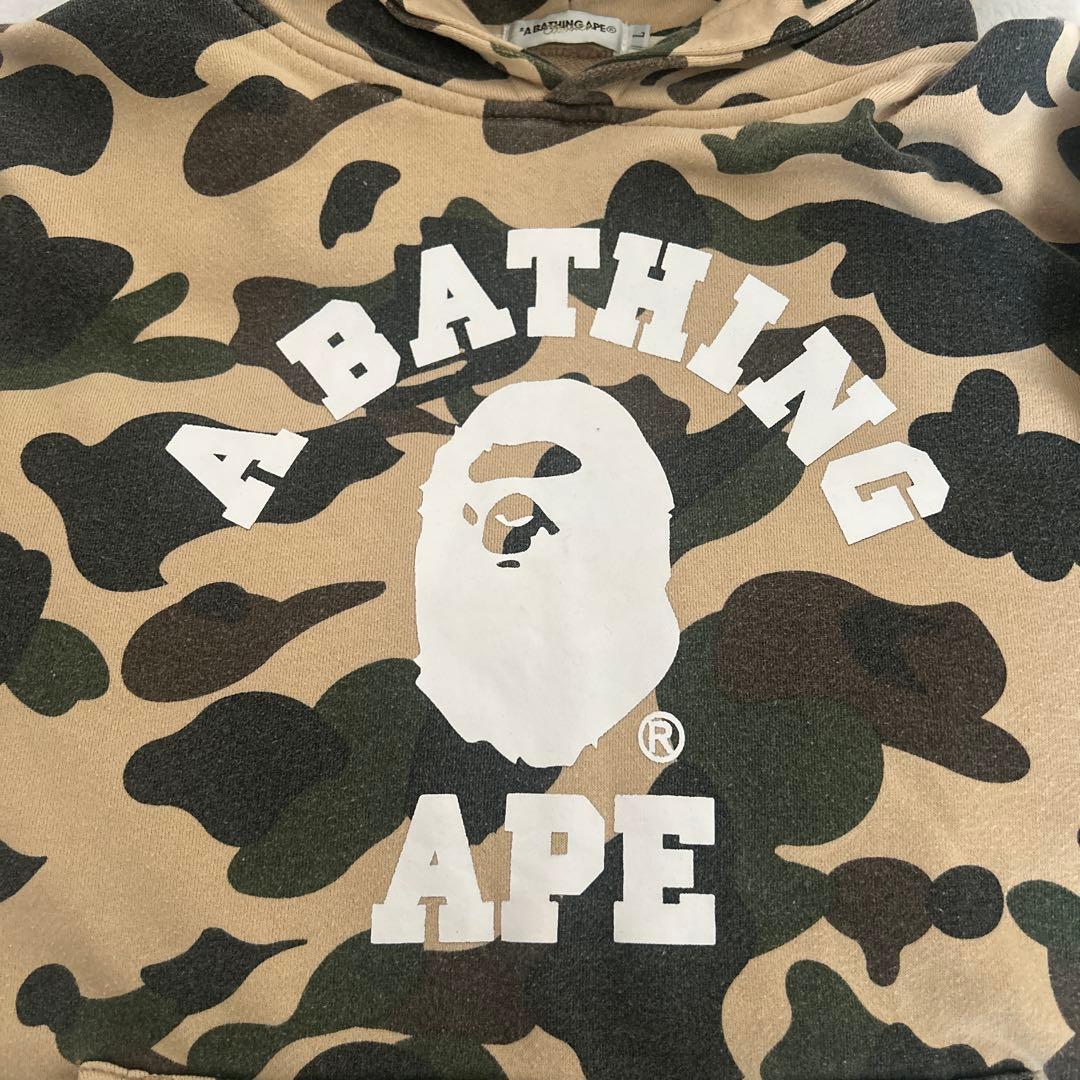 ABATHINGAPE カモ パーカー Lサイズ