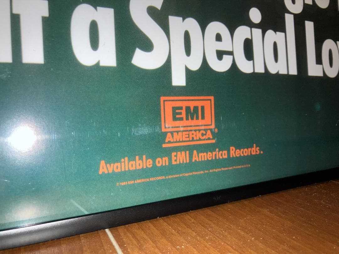 ８３年 エドロス デザイン！ＳＴＲＡＹＣＡＴＳ ストレイキャッツ 額付 ポスター