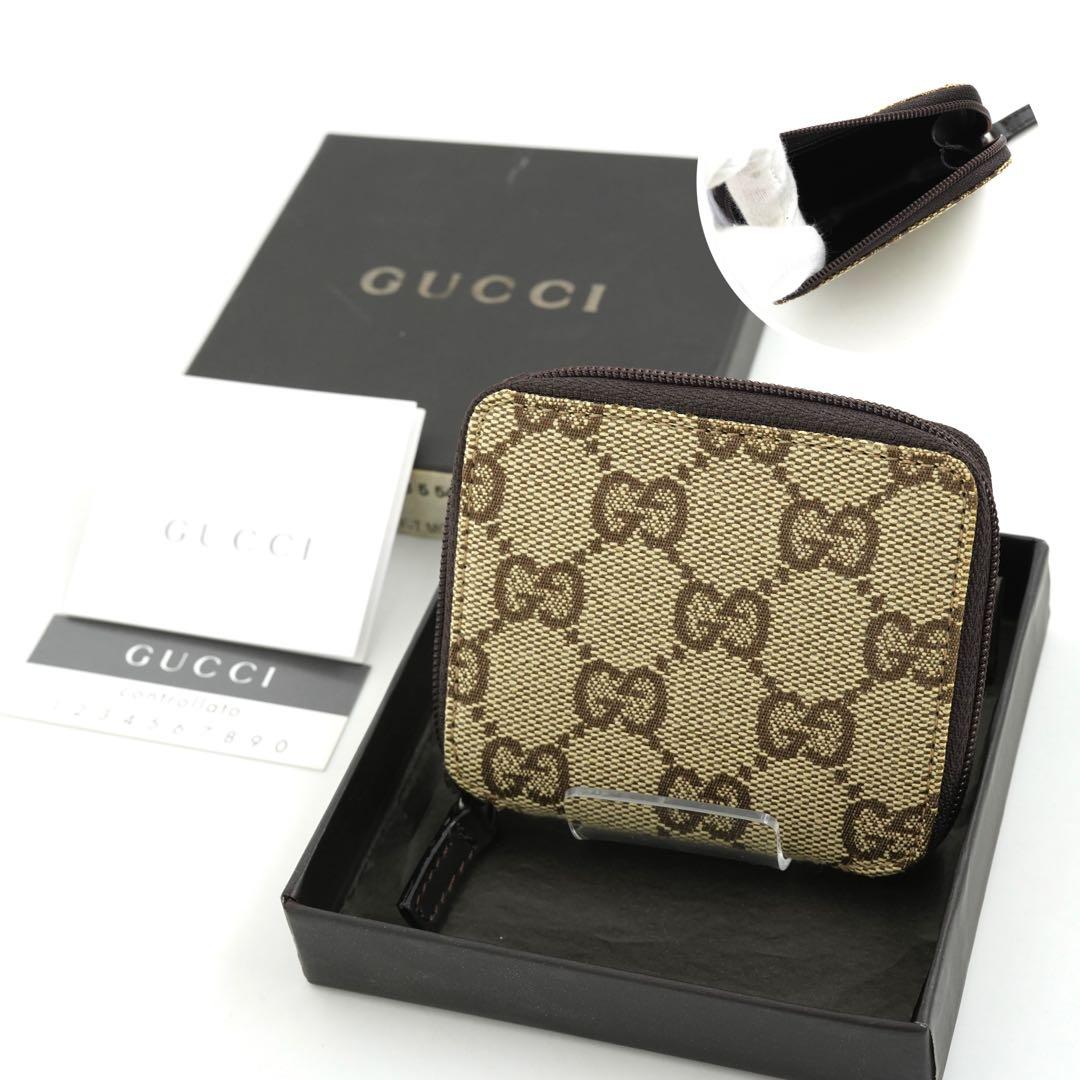 ✨新品未使用・箱付き✨　GUCCI ケース　小銭入れ　インターロッキング