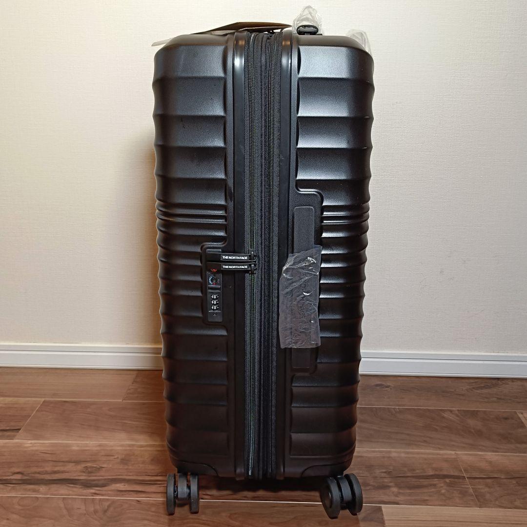 THE NORTH FACE ブラック キャリーケース 波状デザイン 収納多数
