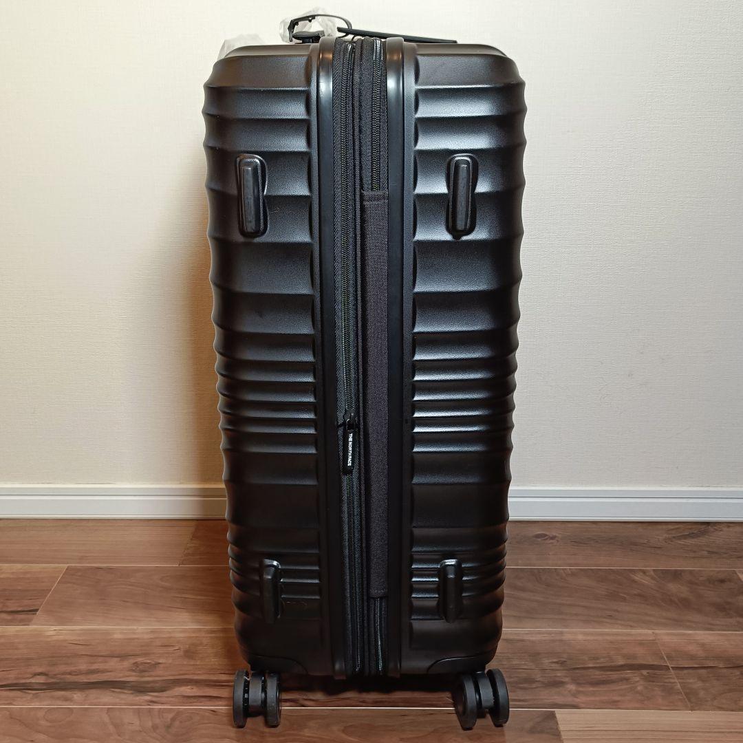 THE NORTH FACE ブラック キャリーケース 波状デザイン 収納多数