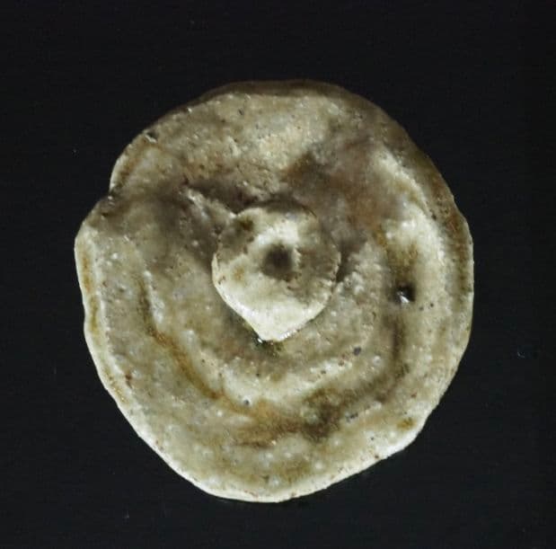 【本物保証】坪島土平　廣永窯　古風伊賀水指　本人作　茶道具　共箱　川喜田半泥子