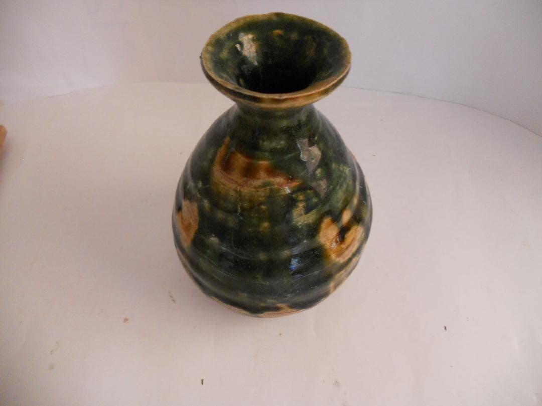 林孝太郎 織部焼 壺 孝龍窯 希少 ヴィンテージ 織部壺 新品 未使用 です。