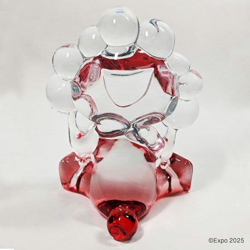 【新品】EXPO2025 ミャクミャク クリアフィギュア レッド