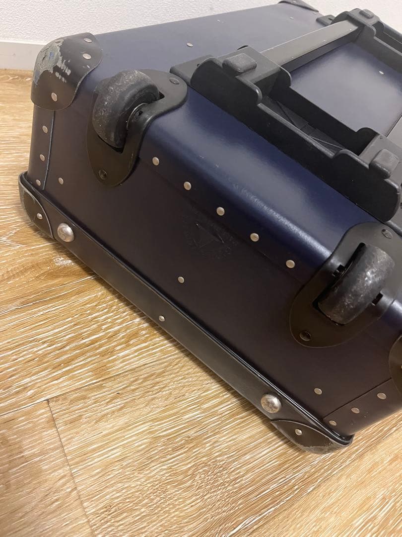 GLOBE TROTTER キャリーケース ネイビー