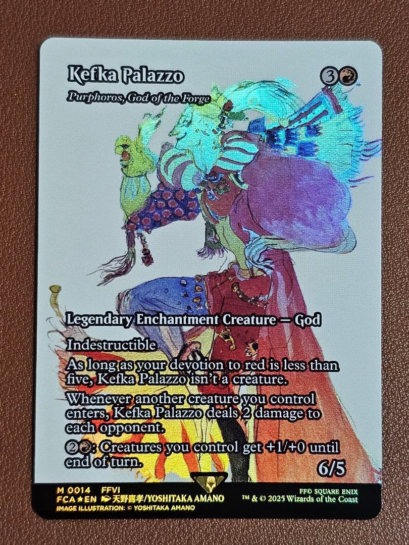 MTG FF ケフカ・パラッツォ(鍛冶の神、バーフォロス)　英語版　foil