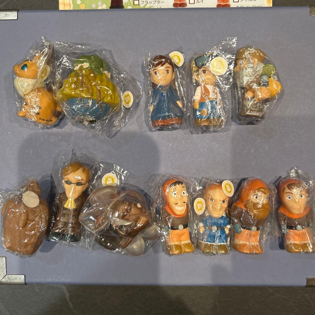 スタジオジブリ　天空の城ラピュタ　指人形　コンプリート　廃盤品