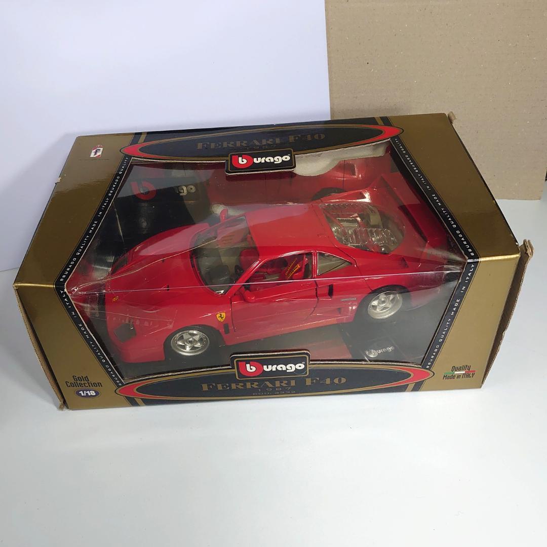 bburago　フェラーリ　F40　1/18　ゴールドコレクション