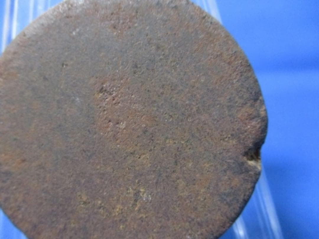 絵銭 五位堂銭 十六弁菊☆希少／鉄銭／大型絵銭／面子銭、足蹴り玉／玩具銭