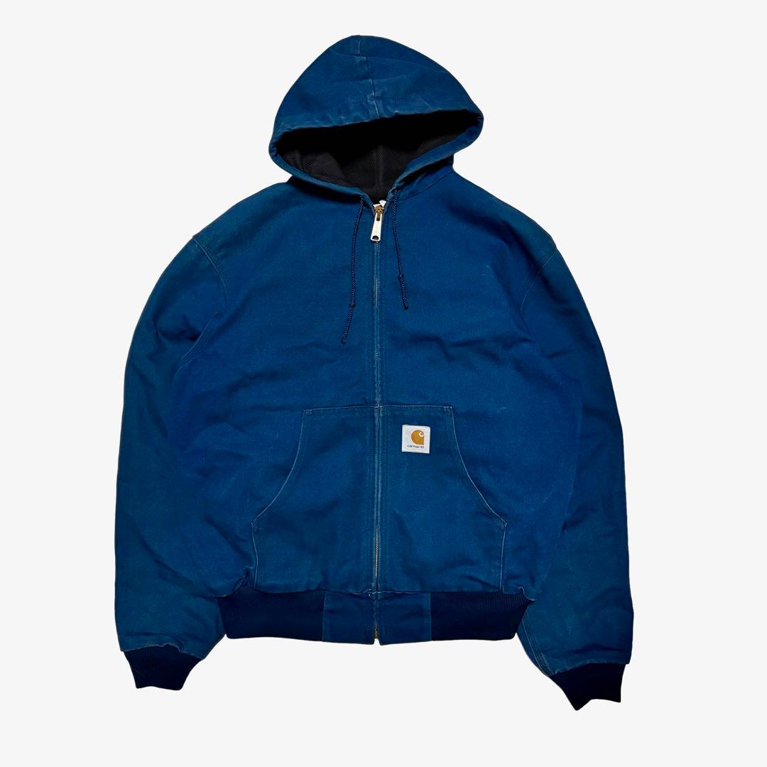 90s USA製 カーハート アクティブ ジャケット ネイビー L