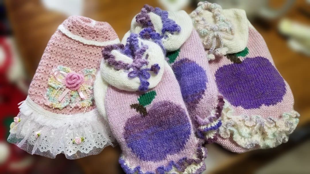 犬服♪手編み♪3名様オーダー受付終了致しましたm(__)m