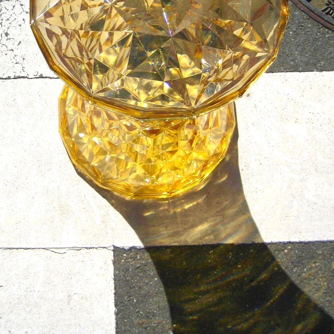 【正規品】 Kartell カルテル Stone ストーン スツール イエロー