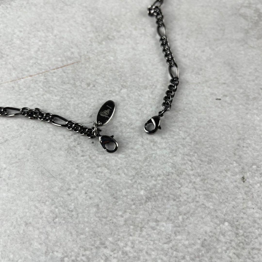 美品◎ディスコードヨウジヤマモト がま口ショルダーストラップ付き シルバー