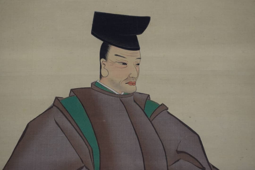 【真作】土佐光孚/人物画賛/高士人物/都野正好翁図/掛軸☆宝船☆Y-427　JM