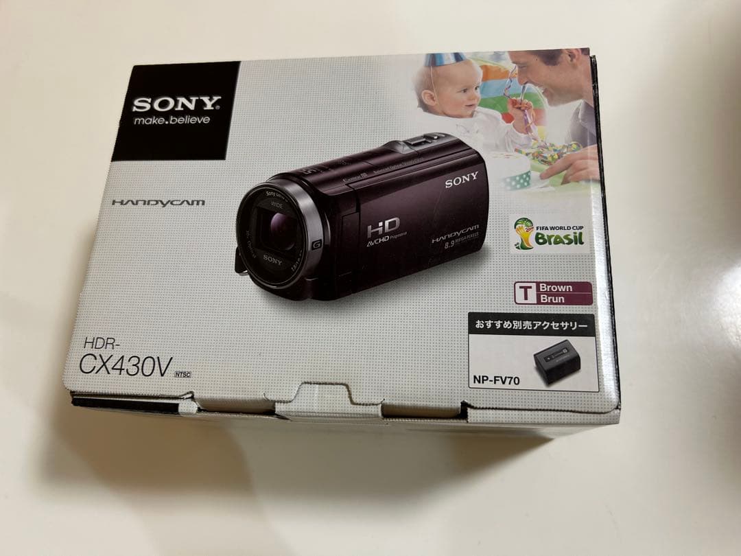 Sony HDビデオカメラ HDR-CX430V　SDカード　ケース付