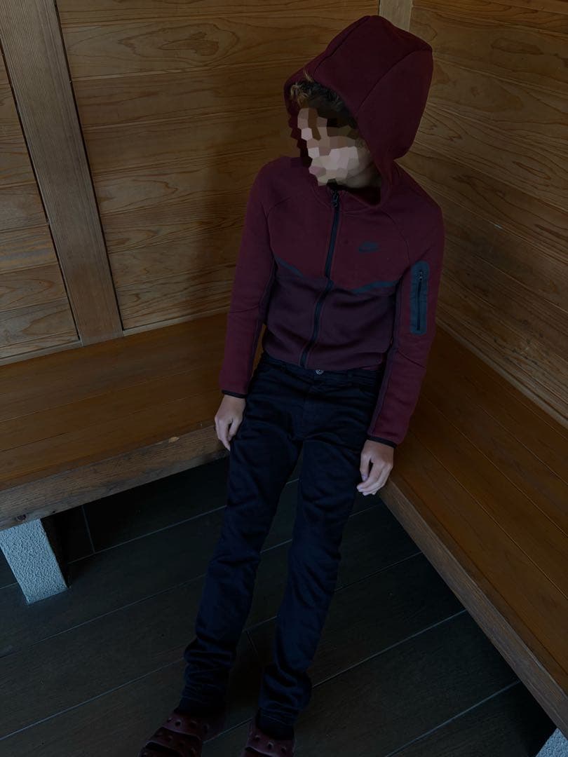 テックフリース　キッズ　160 赤　売り切れ品