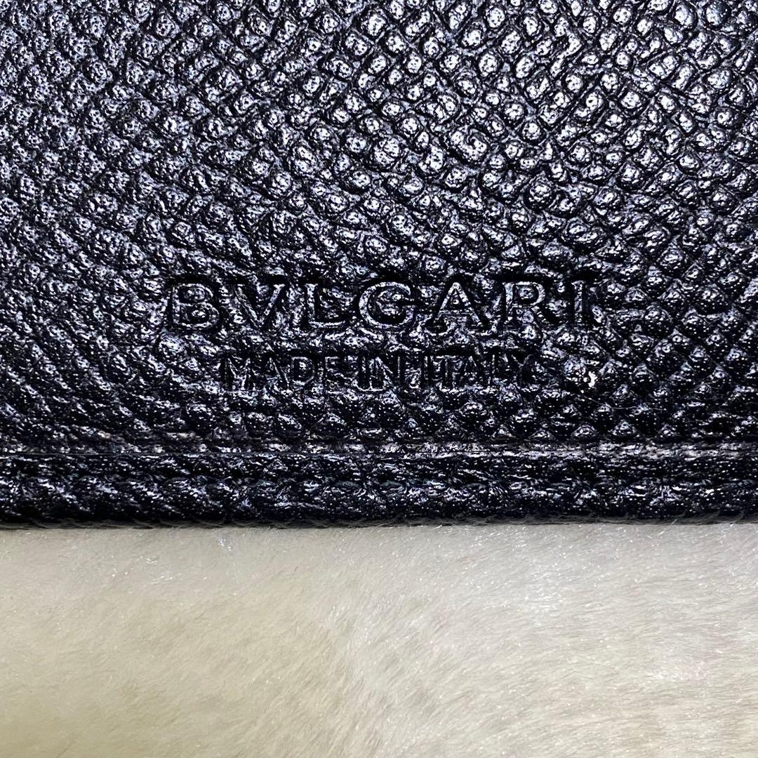 付属品完備❗️新品未使用✨ブルガリ6連キーケース　ビーゼロワン　黒ブラック　レザー