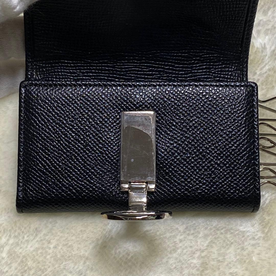 付属品完備❗️新品未使用✨ブルガリ6連キーケース　ビーゼロワン　黒ブラック　レザー