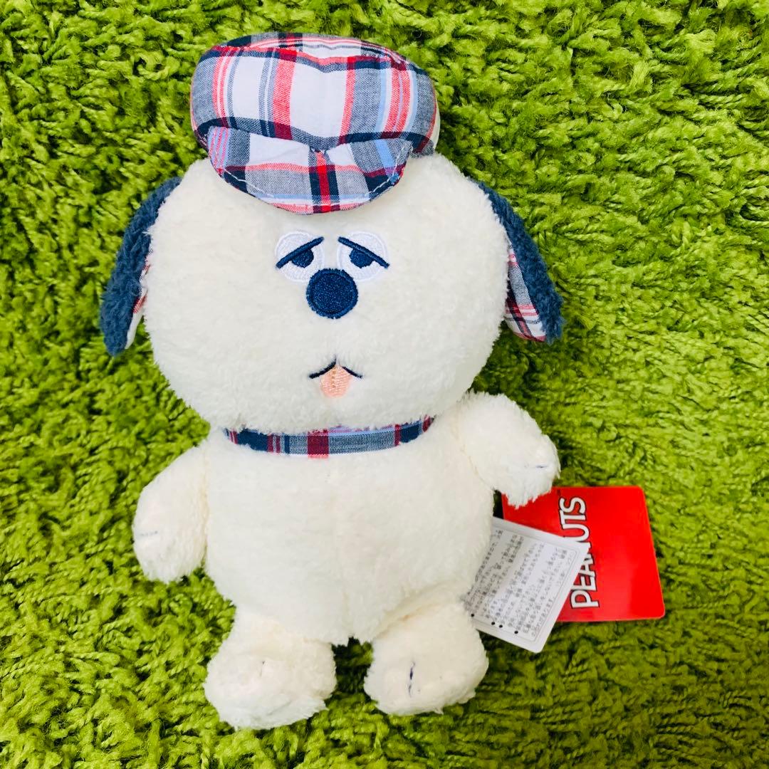 オラフ スヌーピータウン ぬいぐるみ　OLAF ブルーベリーチェック