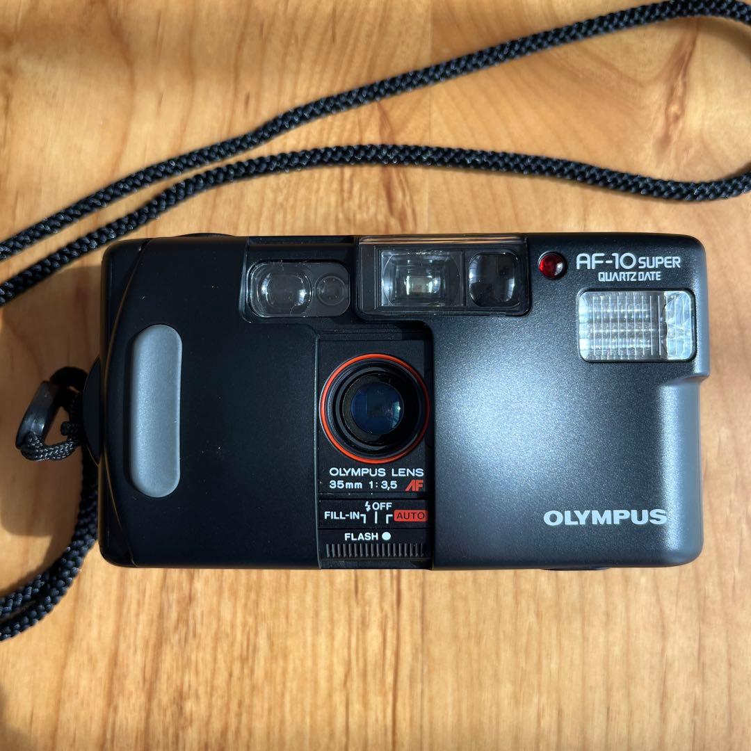 【美品】OLYMPUS AF-10 SUPER コンパクトフイルムカメラ
