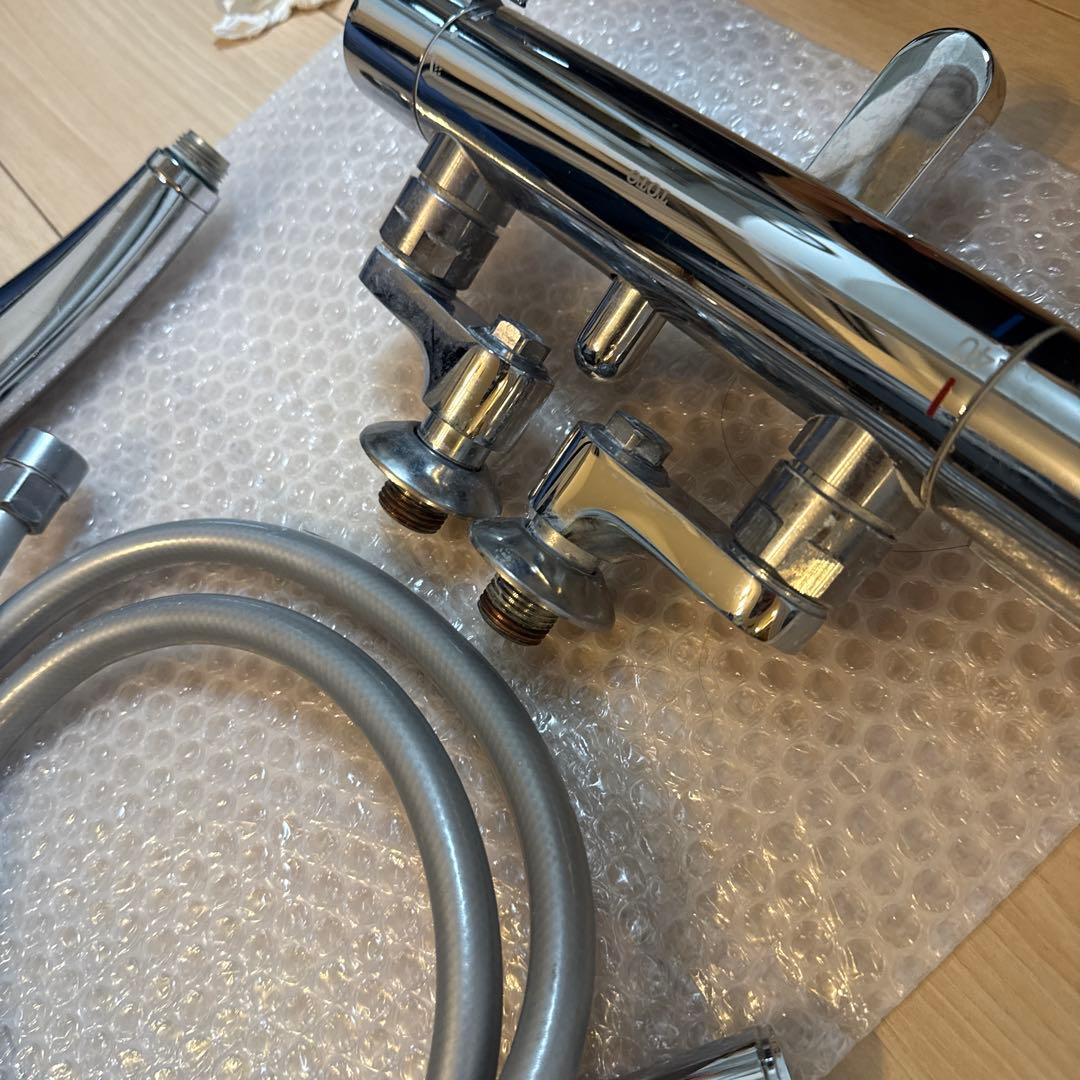 TOTOサーモスタット混合水栓 TBV03445J1 シャワーヘッドホース付き