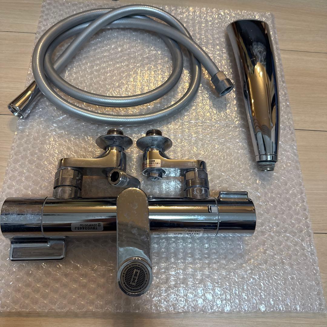 TOTOサーモスタット混合水栓 TBV03445J1 シャワーヘッドホース付き