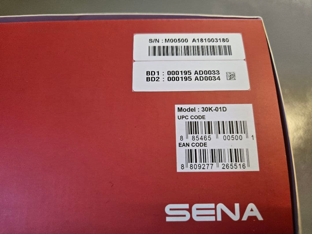 SENA 30K デュアルパック セナ