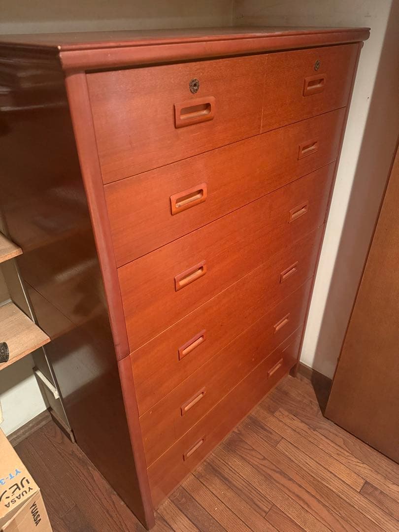 昭和レトロ素敵なアンティーク　ダンス箪笥　収納7段収納木工最終赤字大処分品！！